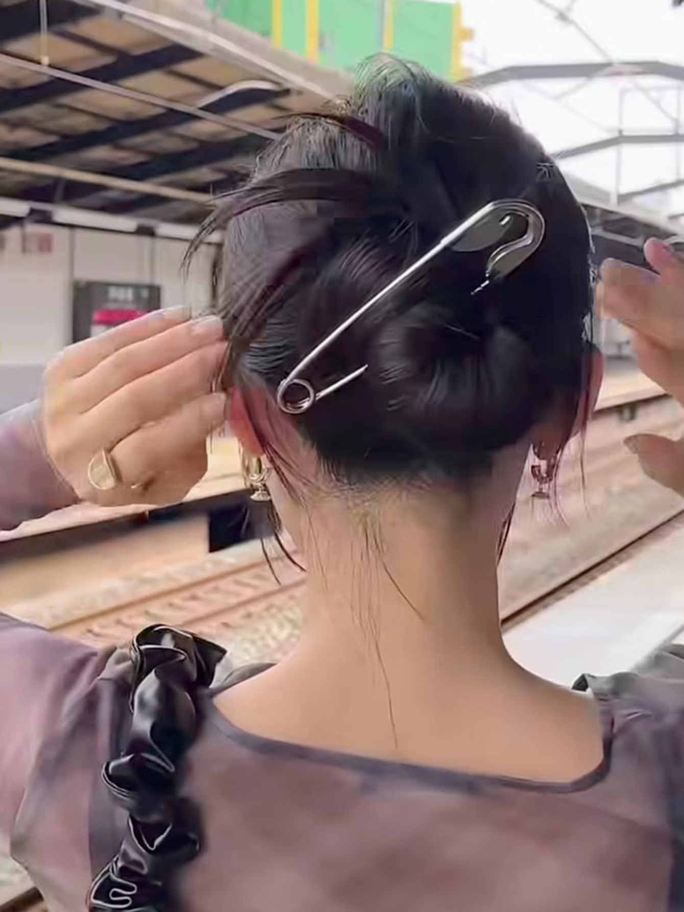Women'S Formal Accessories - 1Pcs Trendy Oversized Hair Safety Pin