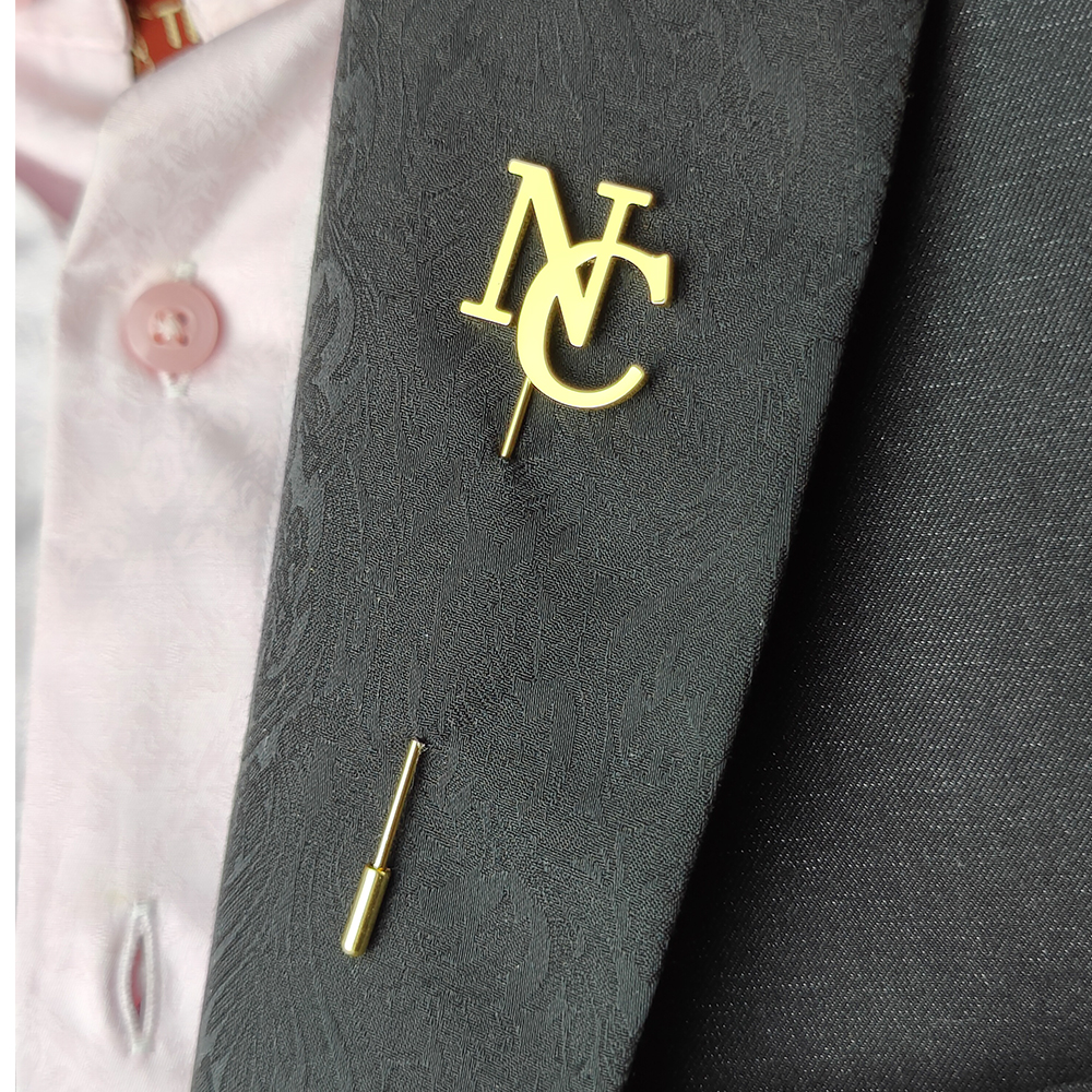 Brooch Pin Gold - Sherman Custom Lapel Pins Men Brooch
