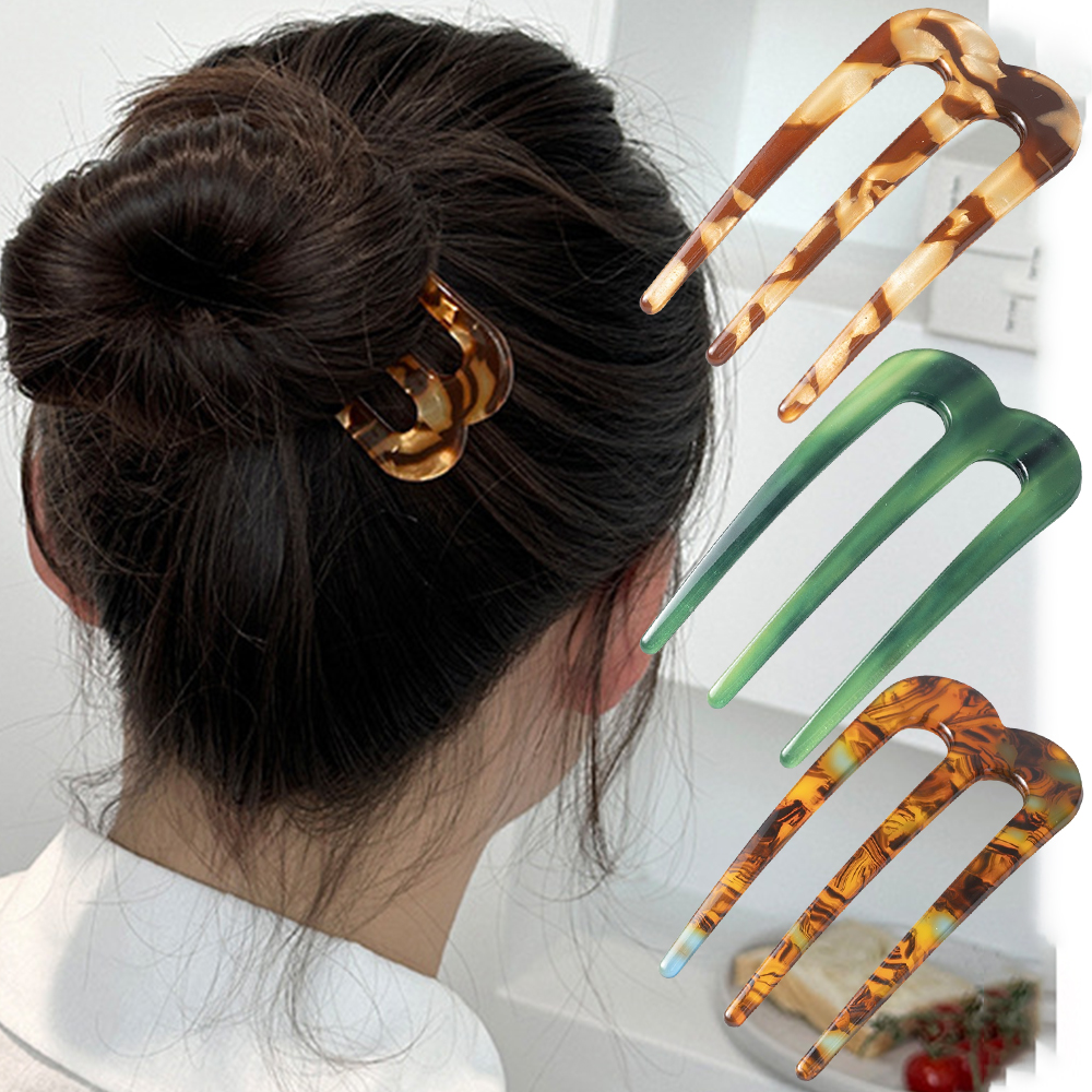 Women'S Formal Accessories - Acetic Acid Hair Forks Three Teeth