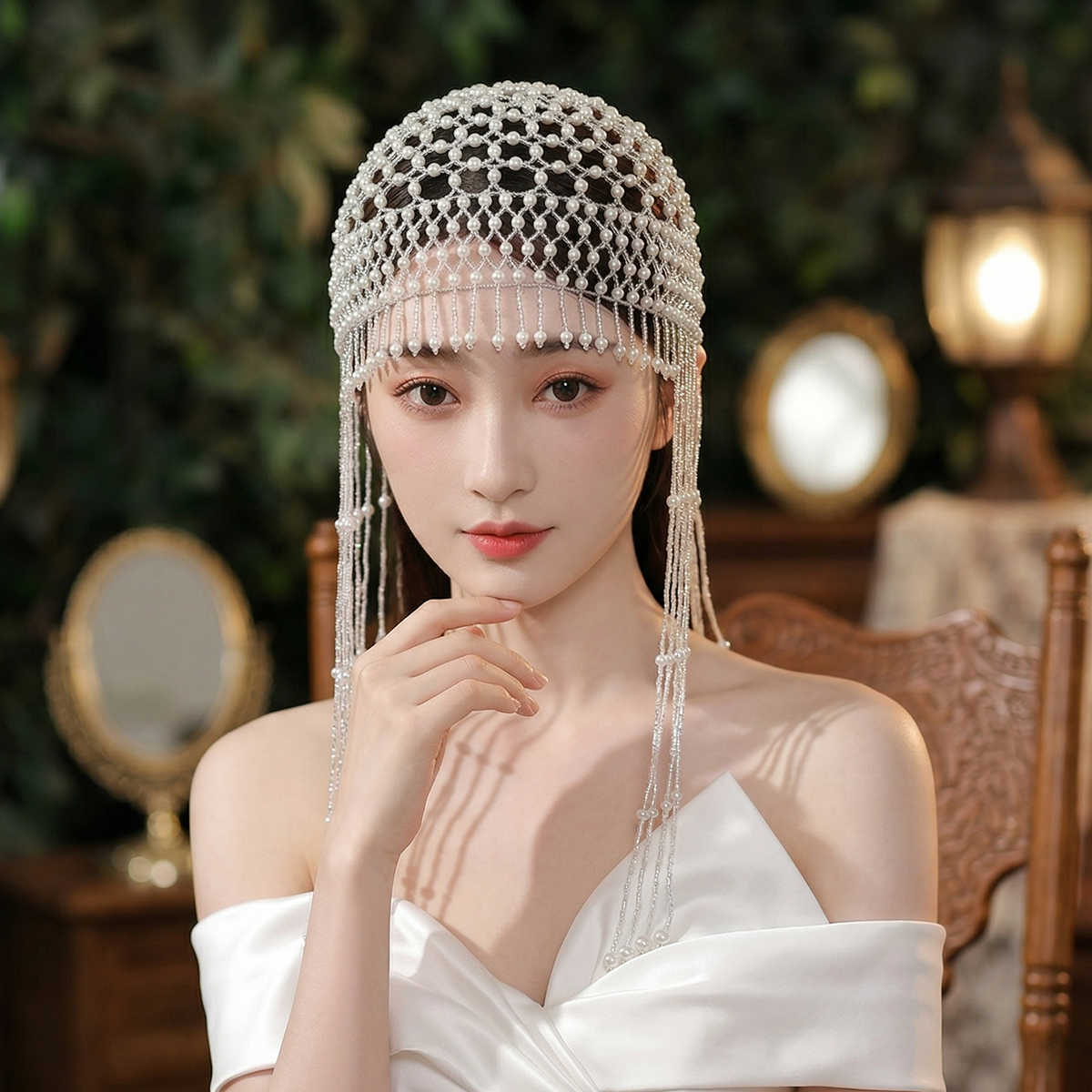 Luxury Pearls Beaded Headwrap  - Women'S Hair Accessories Wedding recensione e prezzo