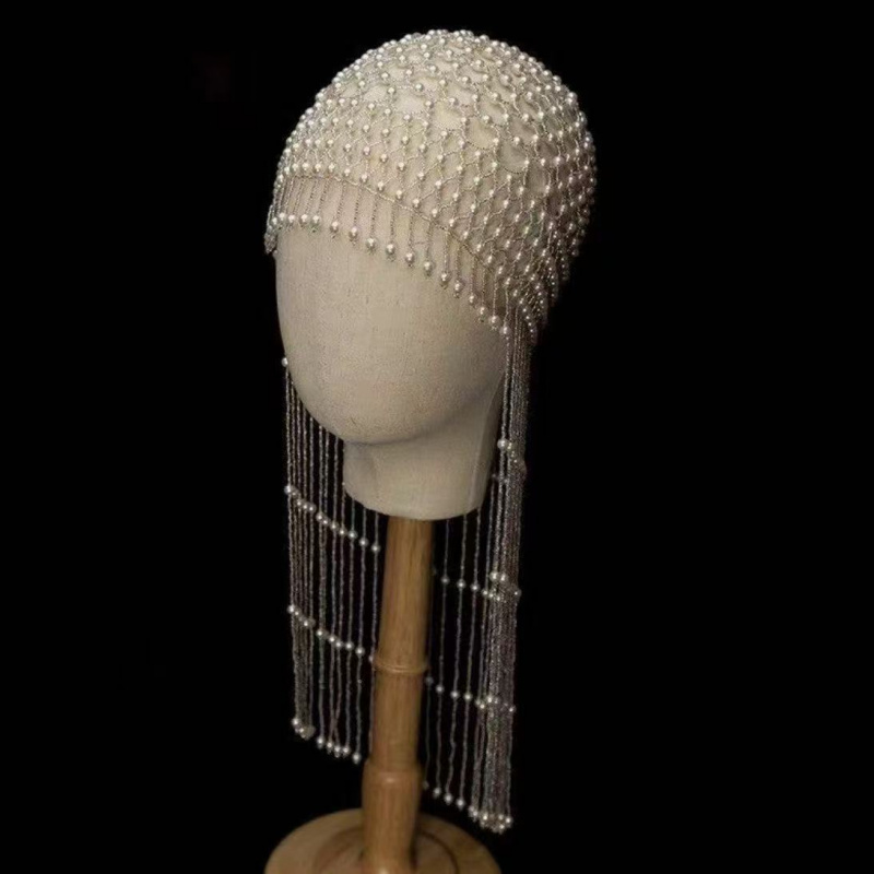 Vintage Handmade Beaded Pearl  - Women'S Hair Accessories Wedding recensione e prezzo