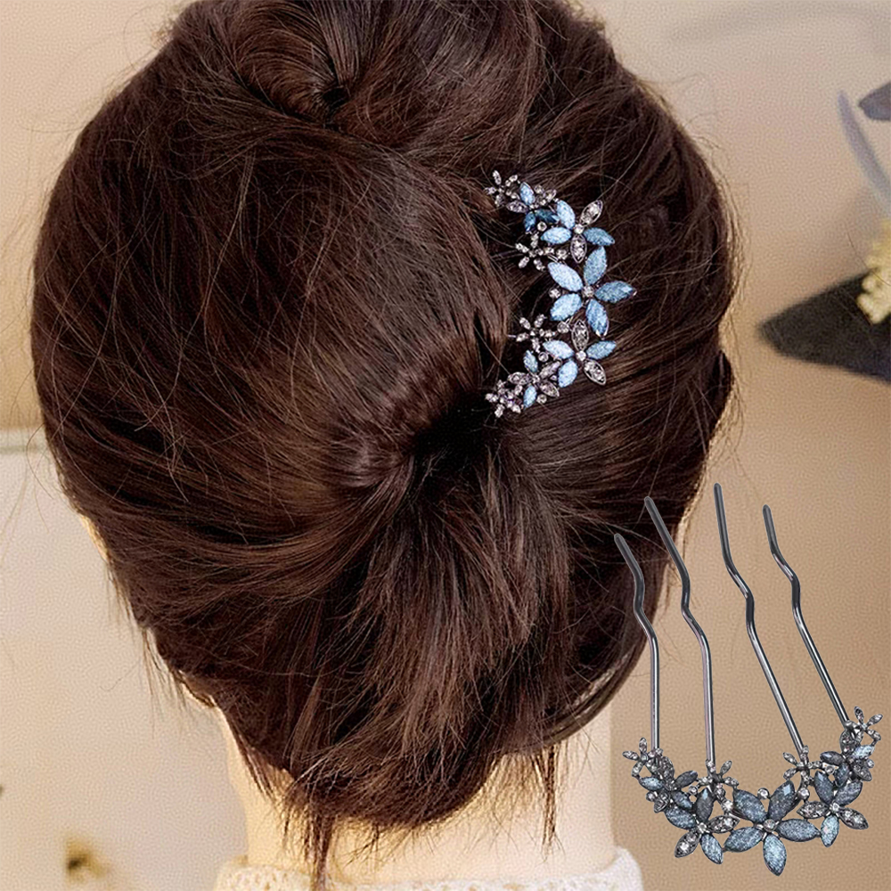 Luxury Crystal U-shaped Hair C - Women'S Hair Accessories Wedding recensione e prezzo