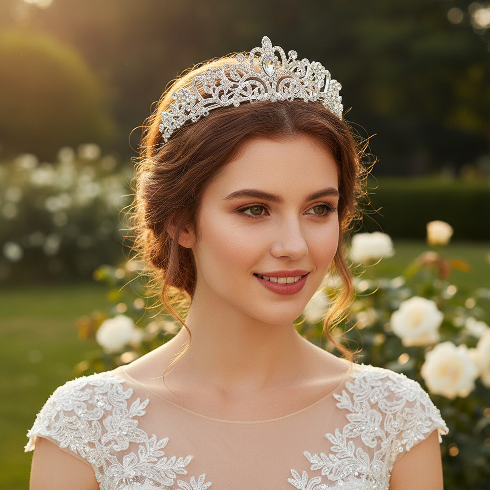 Elegant Bridal Crown Sparkly R - Women'S Hair Accessories Wedding recensione e prezzo