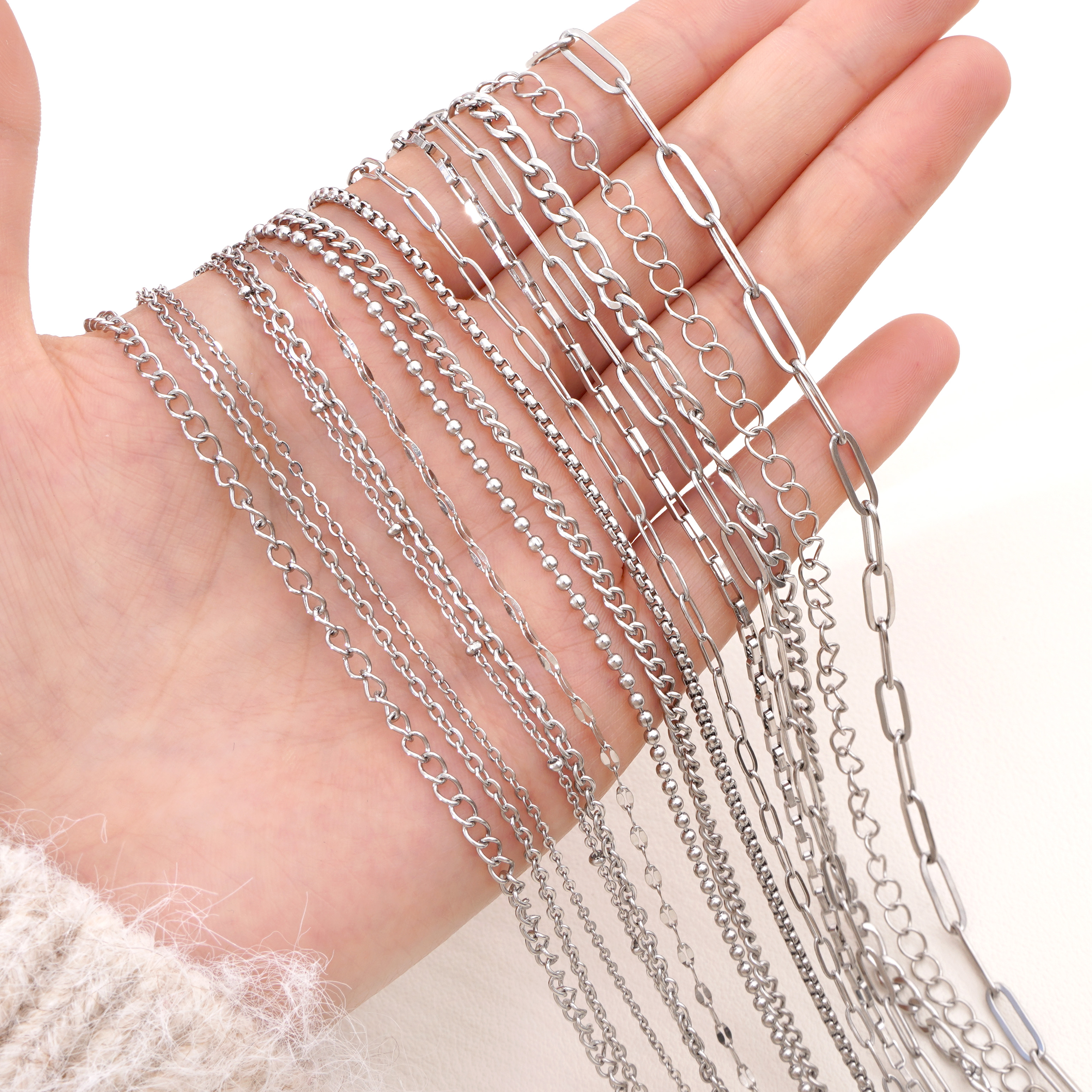 1m/lot Chains Stainless Steel  - Women Accessories Pack recensione e prezzo