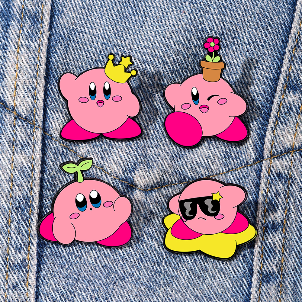 4pcs Kirby Enamel Lapel Pins S - Women'S Accessories Jewelry recensione e prezzo