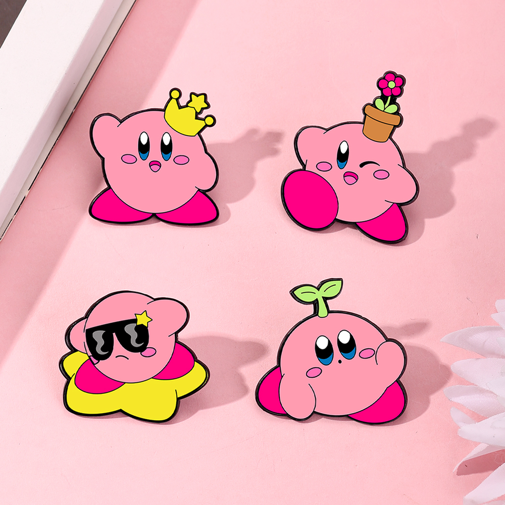 4pcs Kirby Enamel Lapel Pins S - Women'S Accessories Jewelry recensione e prezzo