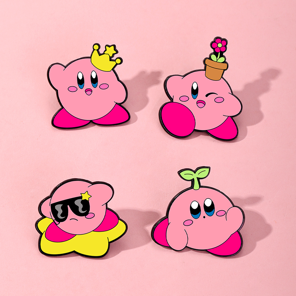 4pcs Kirby Enamel Lapel Pins S - Women'S Accessories Jewelry recensione e prezzo