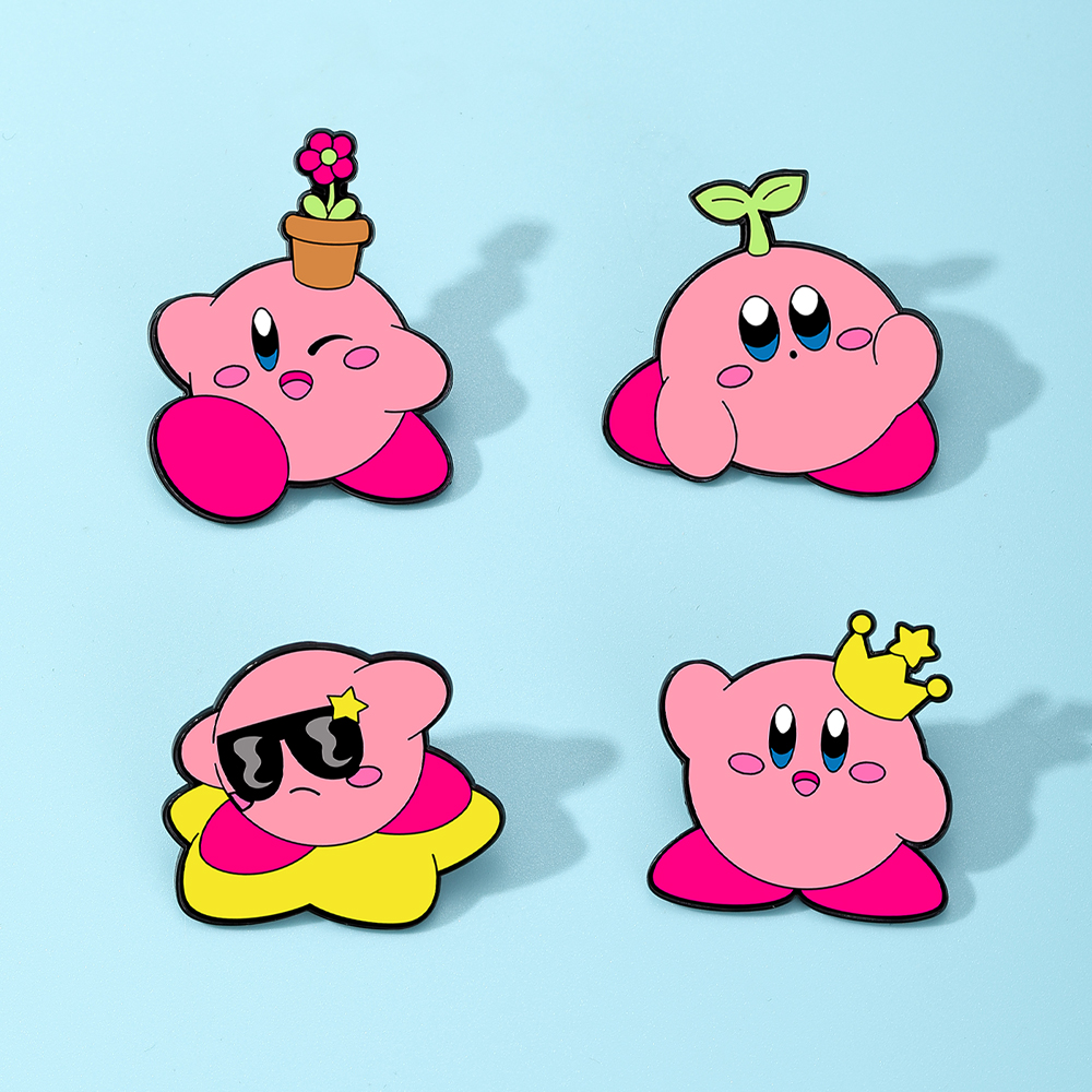 4pcs Kirby Enamel Lapel Pins S - Women'S Accessories Jewelry recensione e prezzo