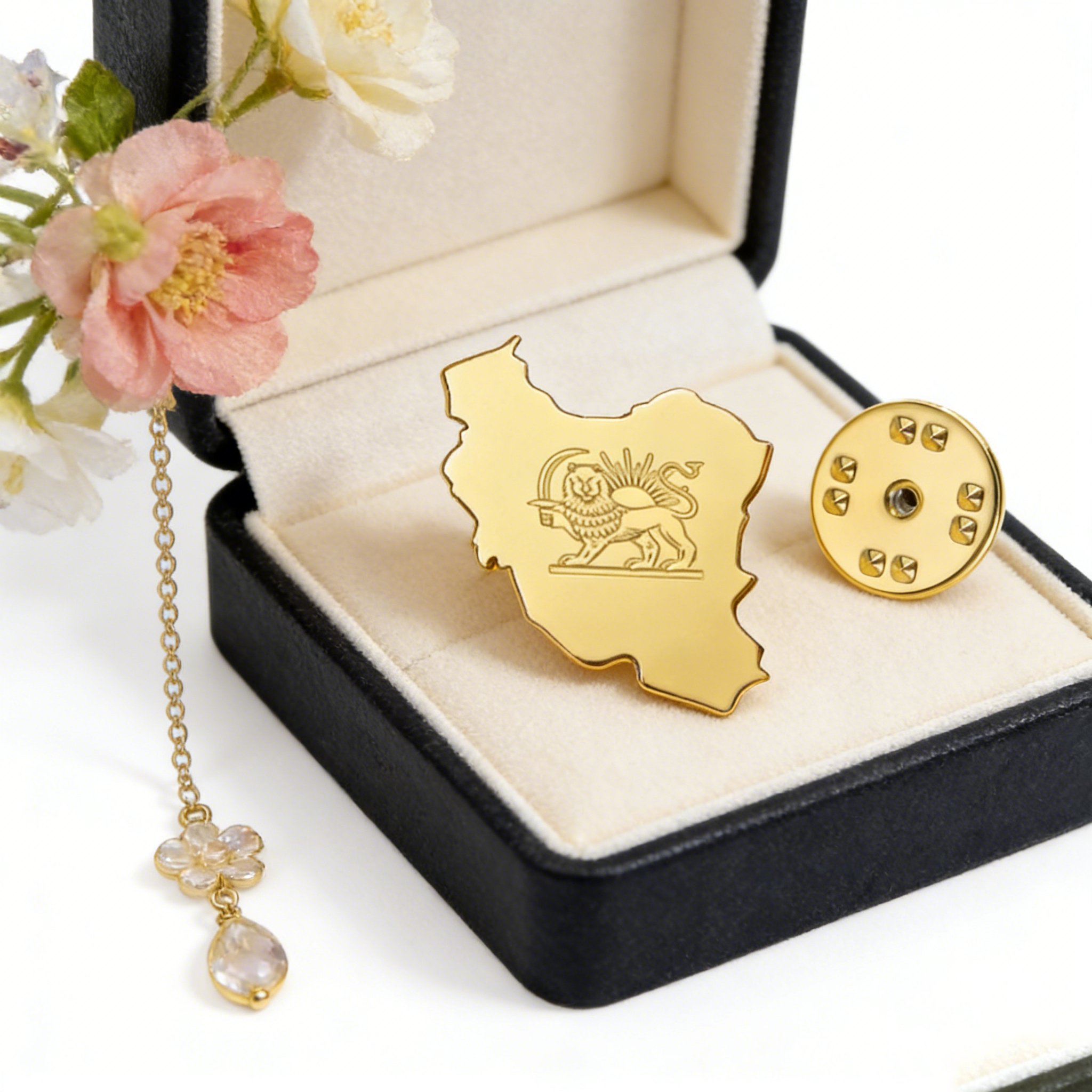 Lucktune Iran Pin Brooch Stain - Brooch Pin Gold recensione e prezzo