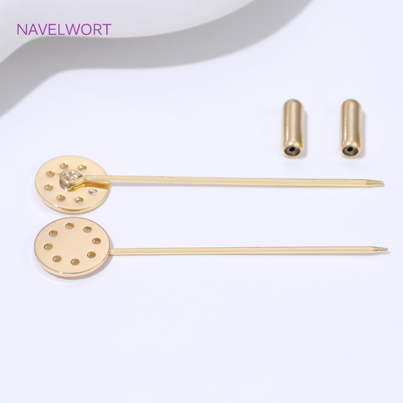 14K Gold Plated Long Brooch Sa - Brooch Pin Gold recensione e prezzo