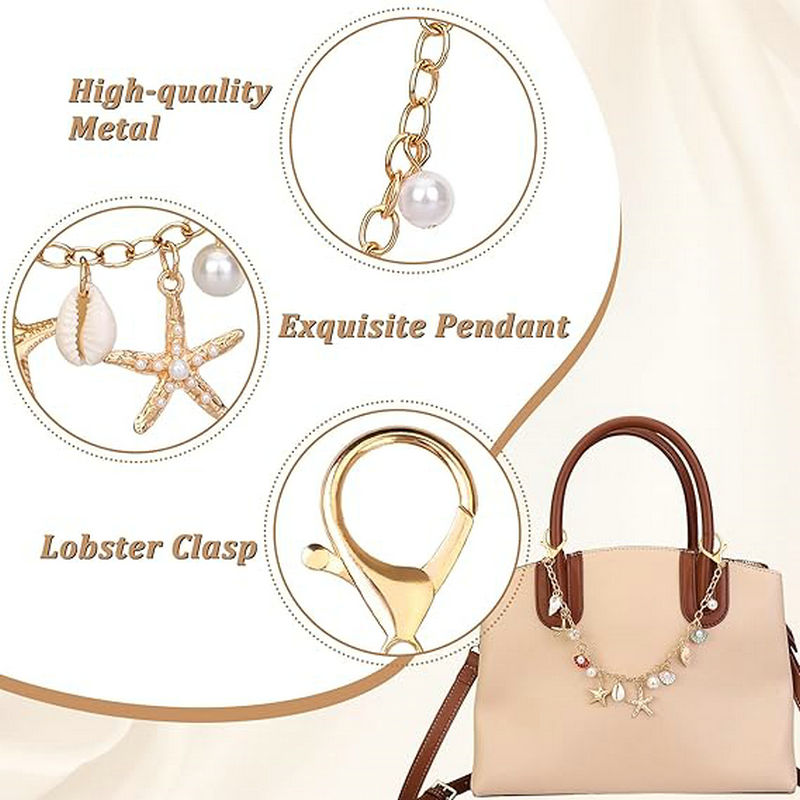 Bag Charms for Handbags Golden - Women Accessories Pack recensione e prezzo