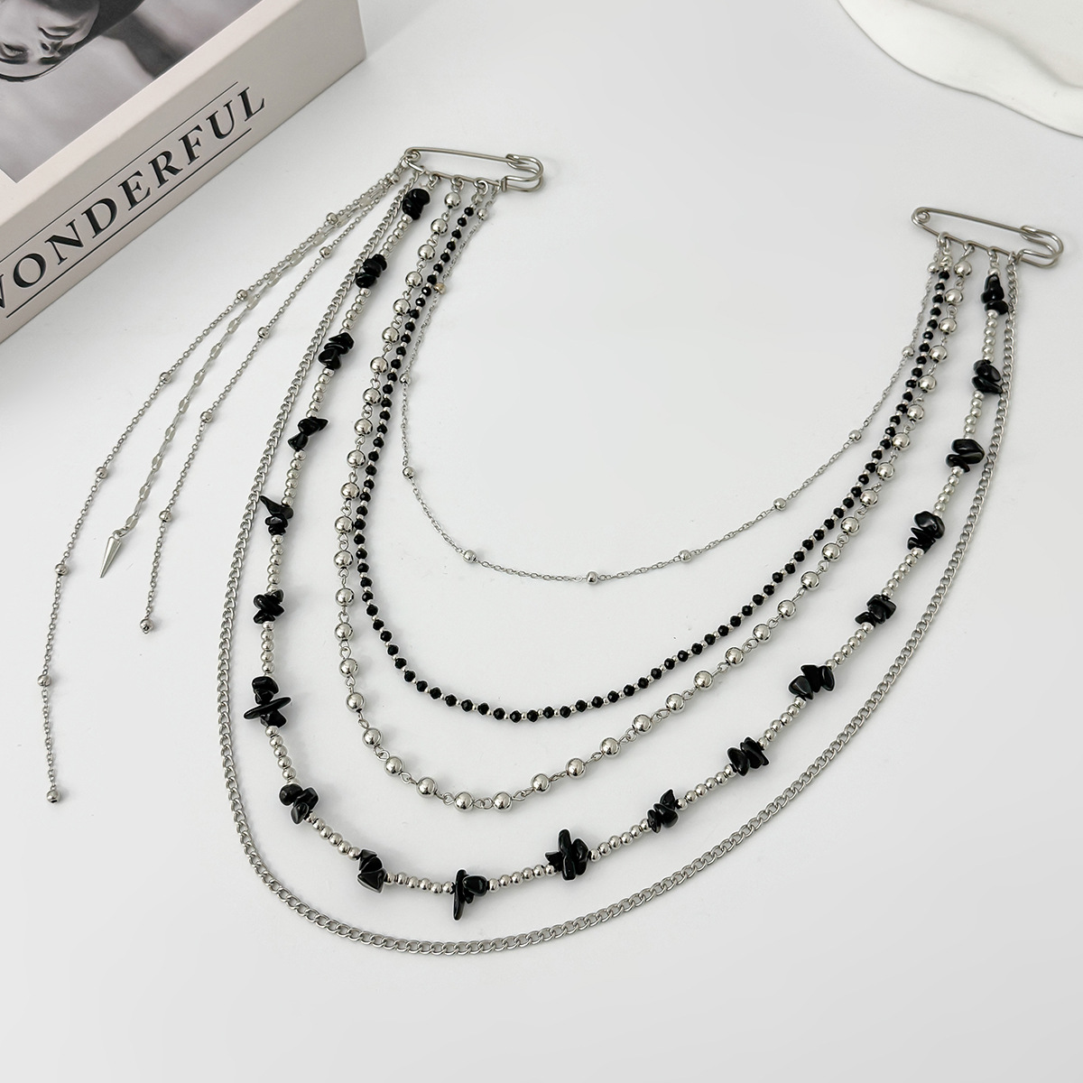 Punk Hip Hop Long Crystal Broo - Women'S Accessories Jewelry recensione e prezzo