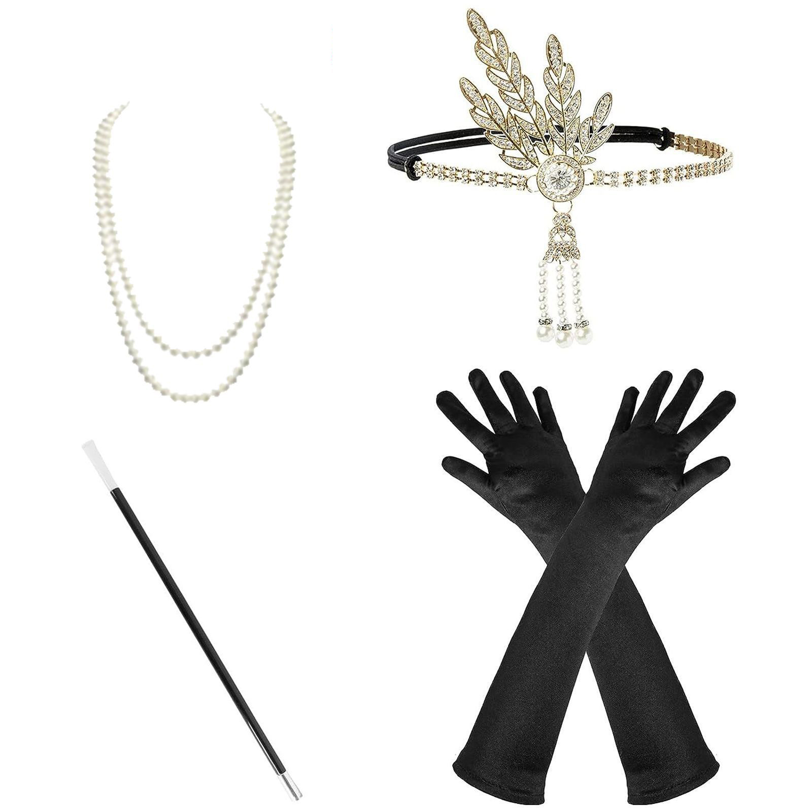 1920s Flapper Accessories Set  - Women'S Accessories In The 1920S recensione e prezzo
