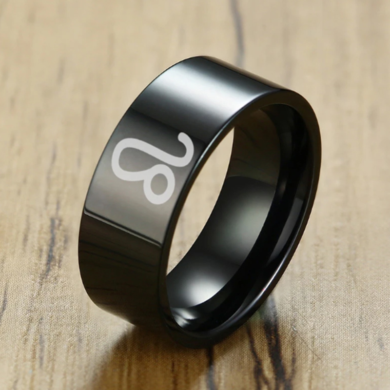 12 Zodiac Sign Rings Stainless - Women Accessories Name In English recensione e prezzo