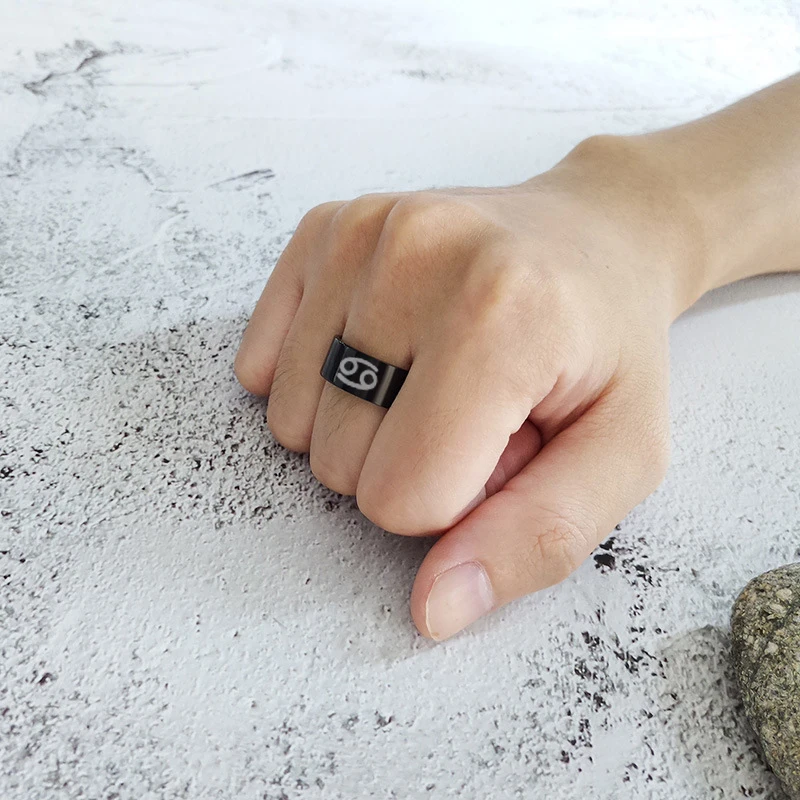 12 Zodiac Sign Rings Stainless - Women Accessories Name In English recensione e prezzo