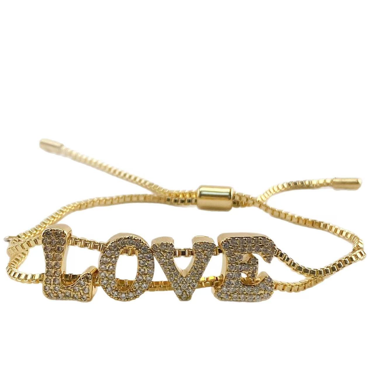 Fashionable gold DIY name brac - Women Accessories Name In English recensione e prezzo