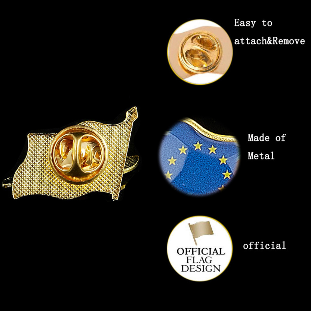European Union Patriotism Badg - Brooch Pin Gold recensione e prezzo