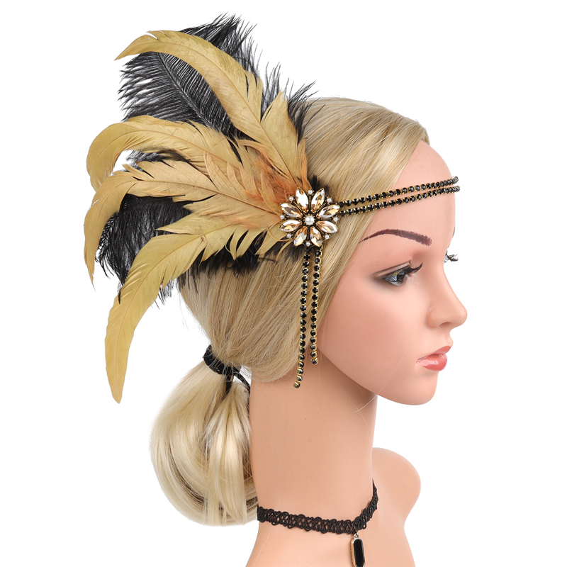 1920s Headpiece Flapper Headba - Women'S Accessories In The 1920S recensione e prezzo