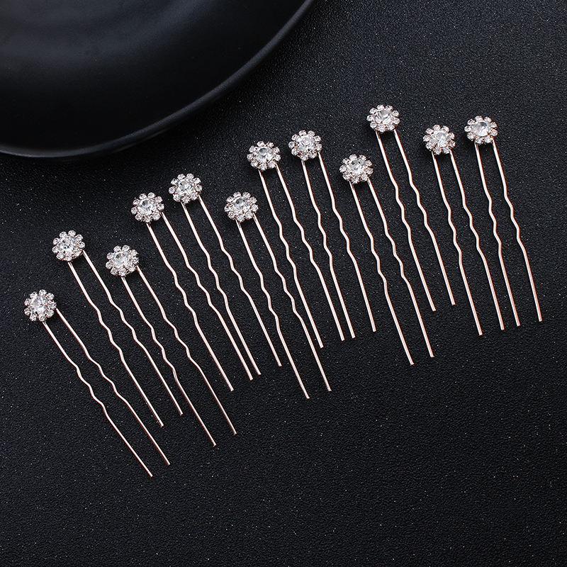 12PK/Set Fashion Rhinestone Fl - Women'S Hair Accessories Wedding recensione e prezzo