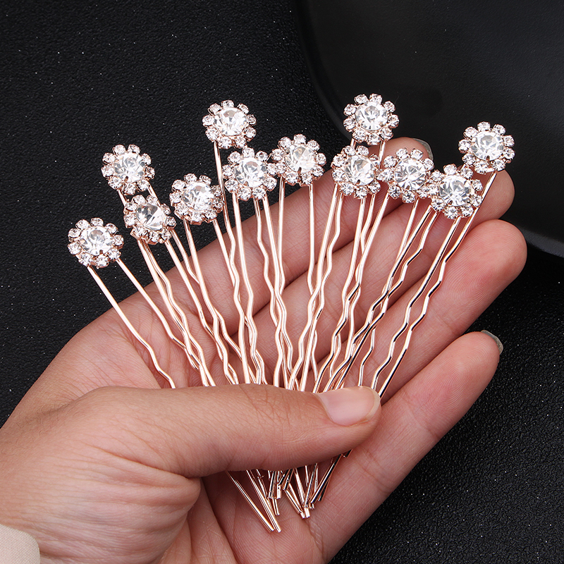 12PK/Set Fashion Rhinestone Fl - Women'S Hair Accessories Wedding recensione e prezzo