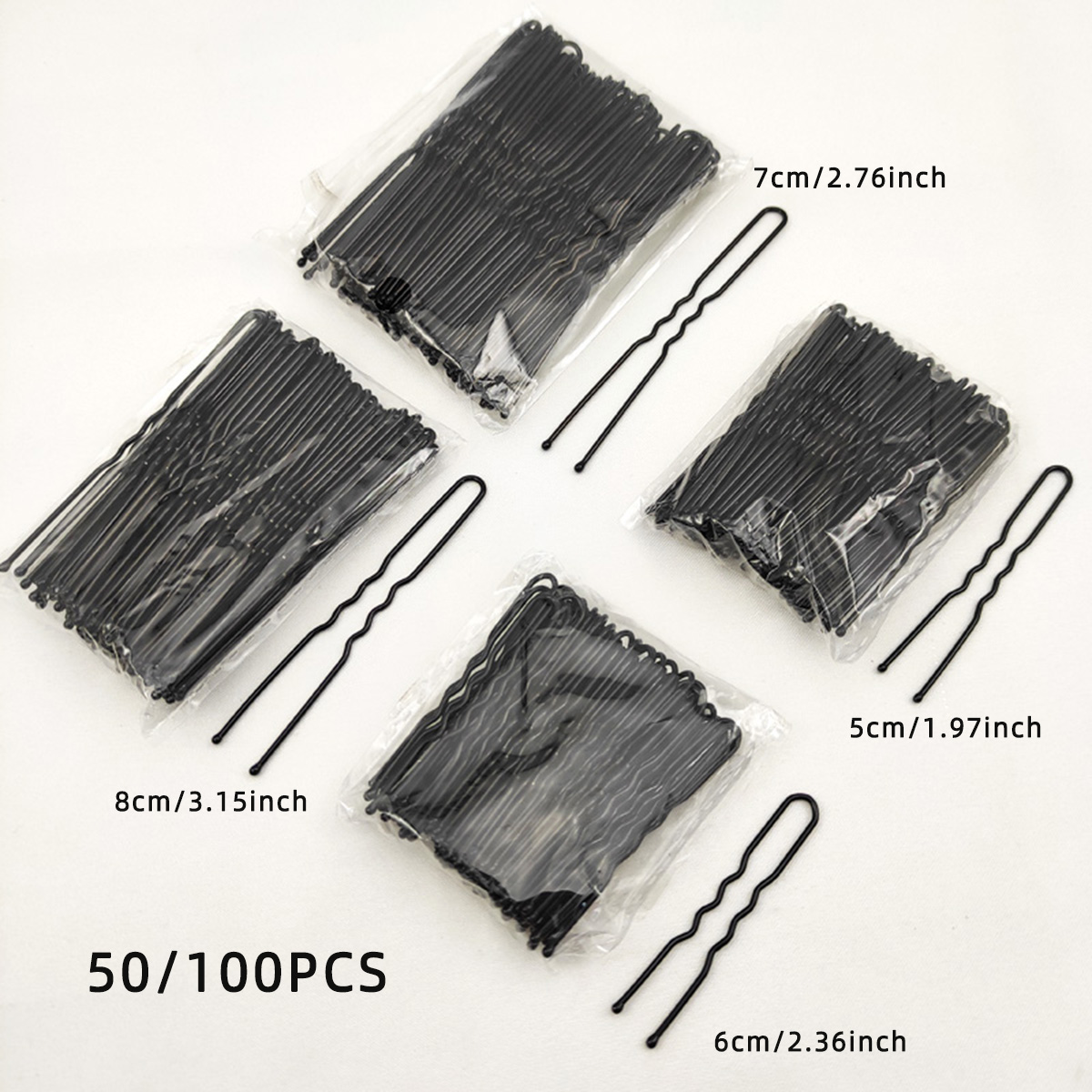 50/100 PCS Women 5/6/7/8 cm Ha - Women'S Formal Accessories recensione e prezzo