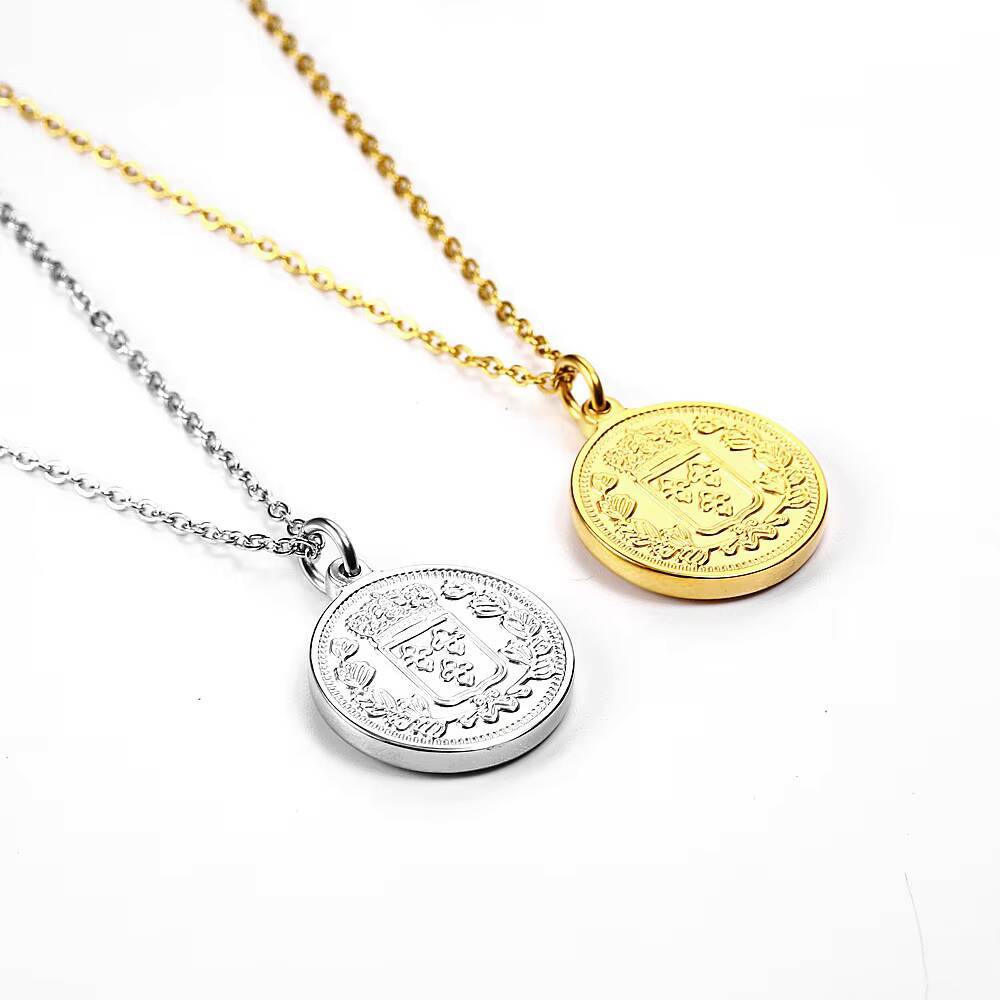 Women Delicate Gold Plated Eli - Coin Necklace Delicate recensione e prezzo