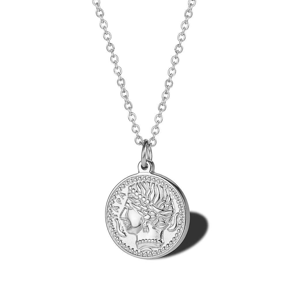 Women Delicate Gold Plated Eli - Coin Necklace Delicate recensione e prezzo
