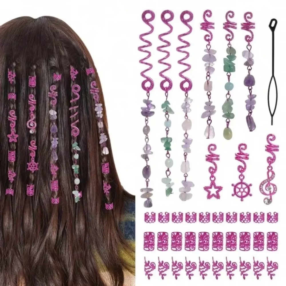 10Pcs Rose Viking Spiral 3D Ch - Women'S Viking Accessories recensione e prezzo