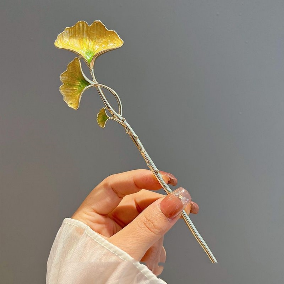 New Chinese-Style Ginkgo Leaf  - Women'S Accessories Designer recensione e prezzo