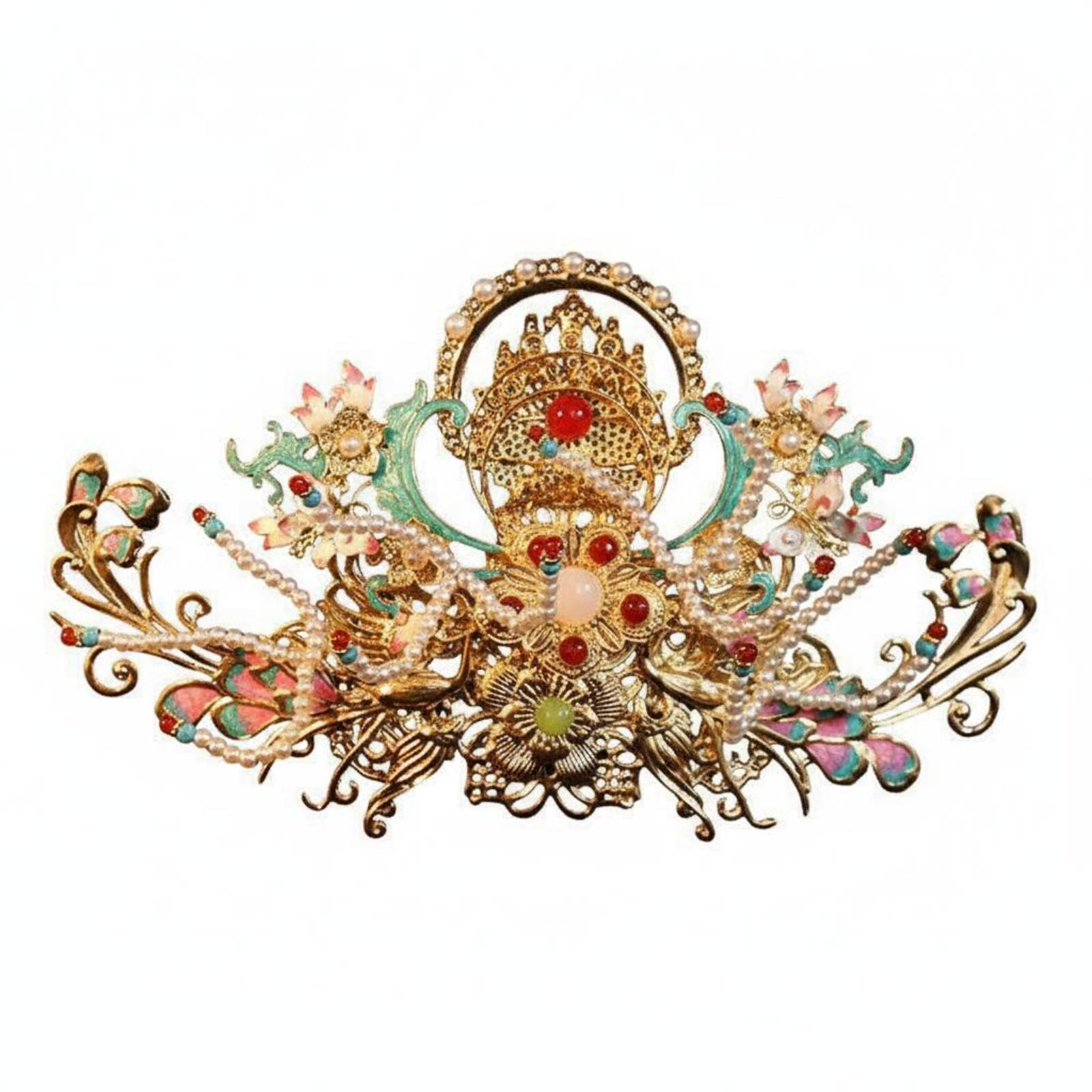 Traditional Chinese Hair Crown - Women'S Accessories Designer recensione e prezzo