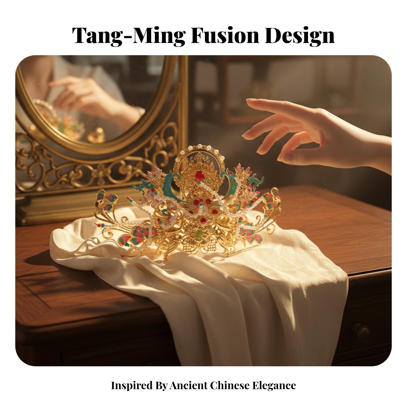 Traditional Chinese Hair Crown - Women'S Accessories Designer recensione e prezzo
