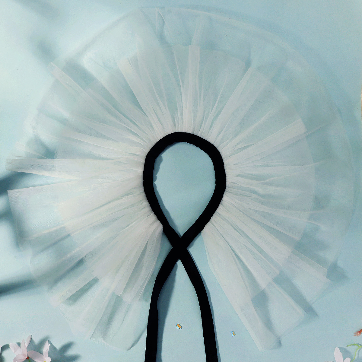 Fashion Tulle Ruffle Collar Fo - Women'S Victorian Accessories recensione e prezzo