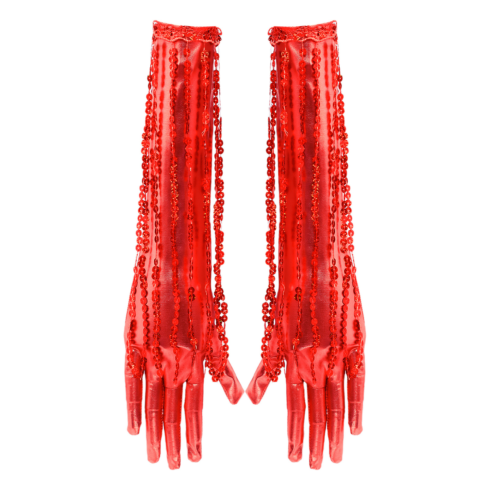 Womens Dazzling Sequin Fringe  - Women'S Accessories In The 1920S recensione e prezzo
