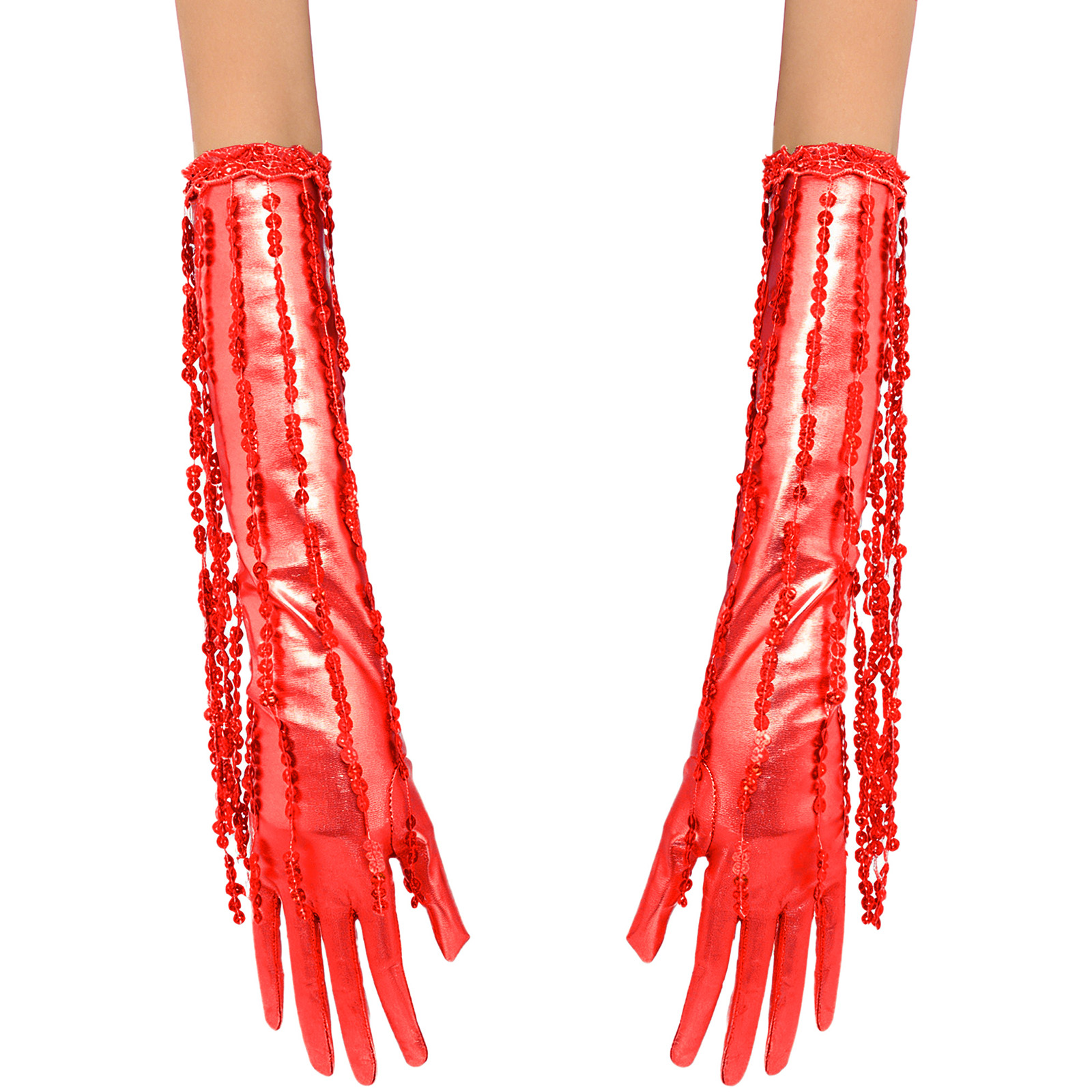Womens Dazzling Sequin Fringe  - Women'S Accessories In The 1920S recensione e prezzo