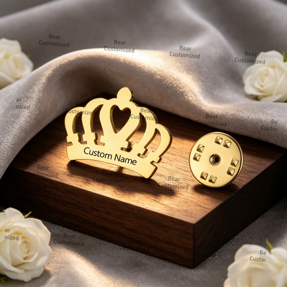 Custom Engraved Name Personali - Brooch Pin Gold recensione e prezzo