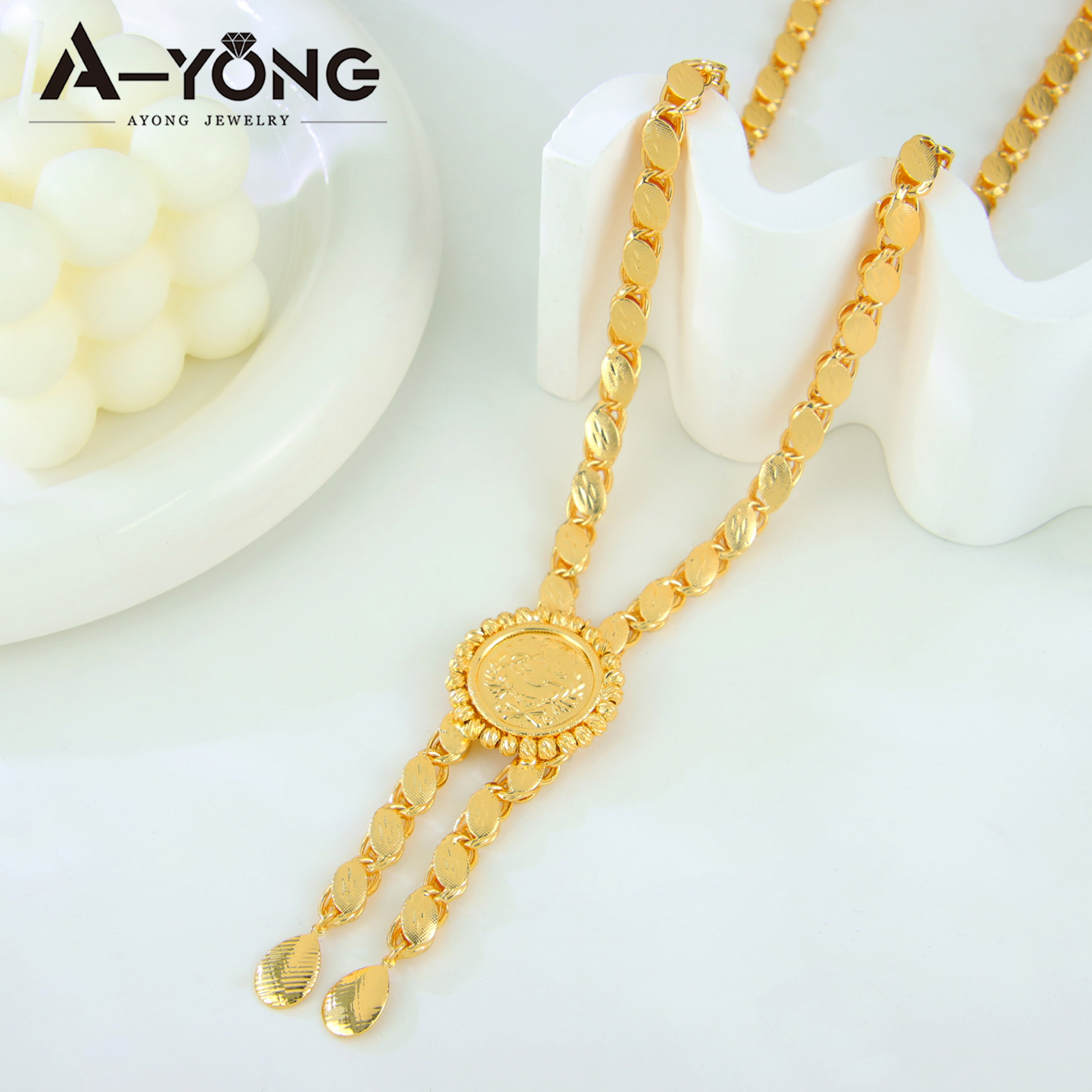 Delicate Algeria Wedding Long  - Coin Necklace Delicate recensione e prezzo