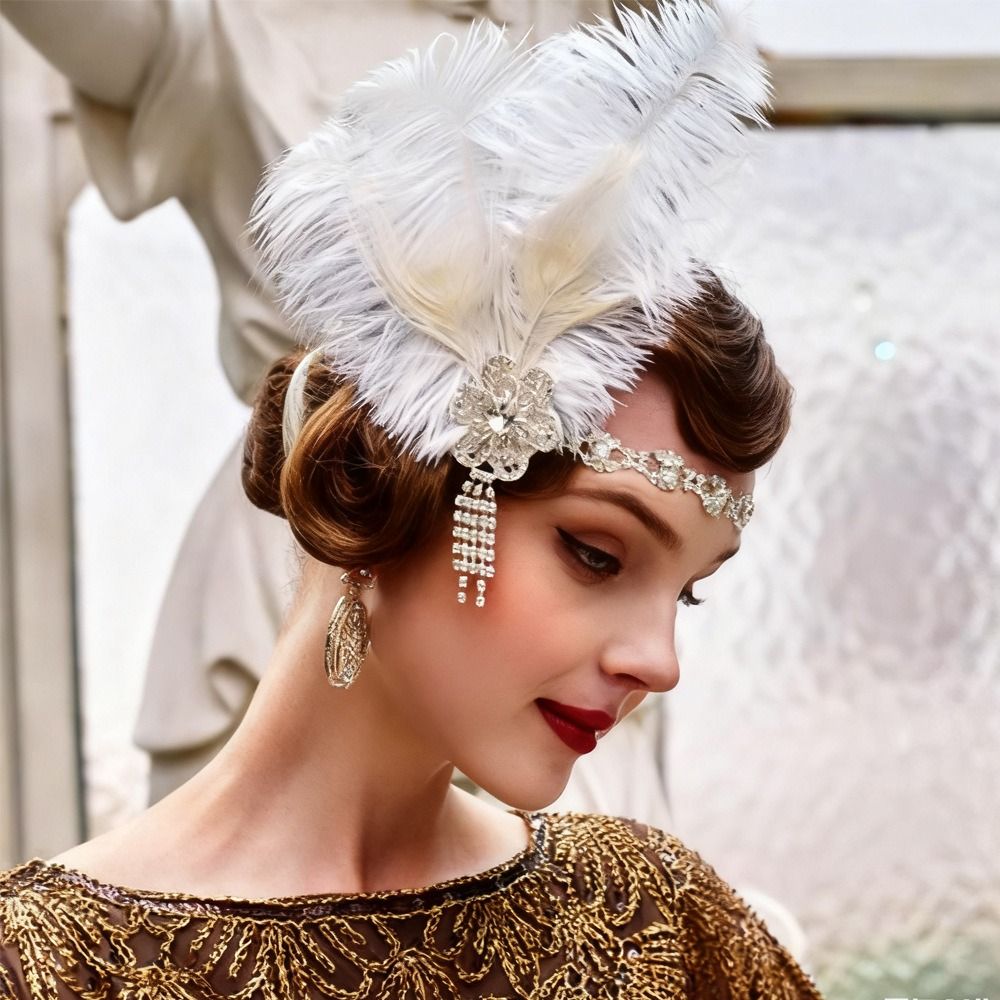 Vintage Feather Headband Sequi - Women'S Accessories In The 1920S recensione e prezzo