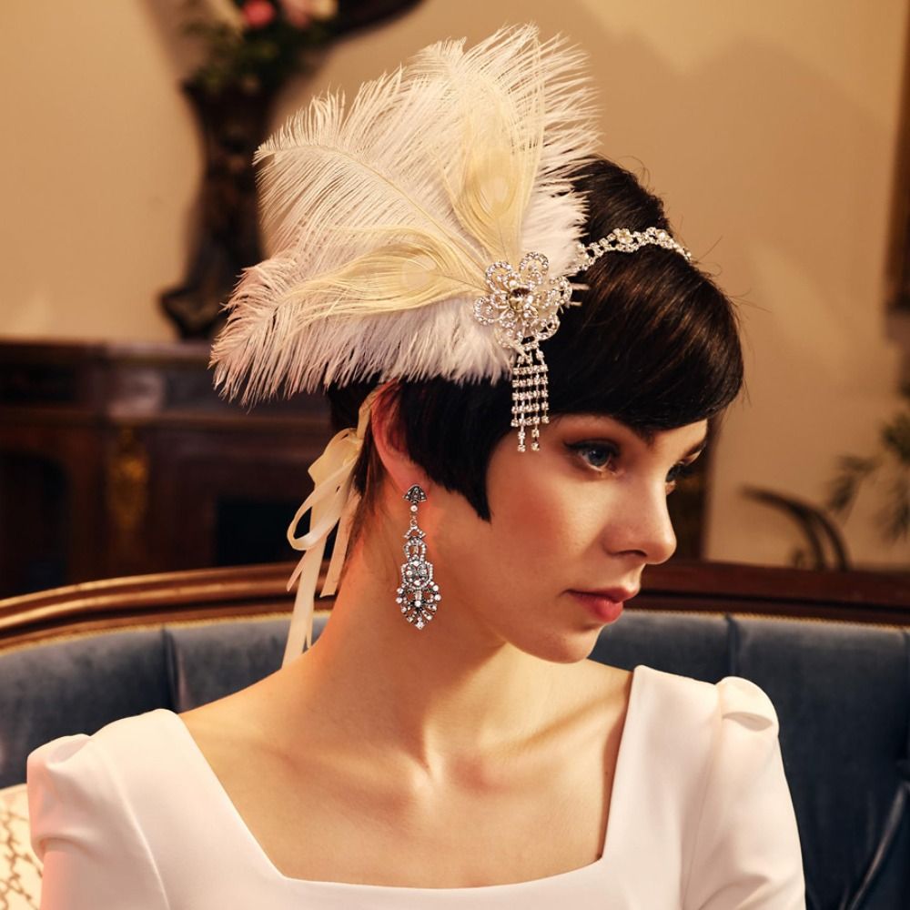 Vintage Feather Headband Sequi - Women'S Accessories In The 1920S recensione e prezzo