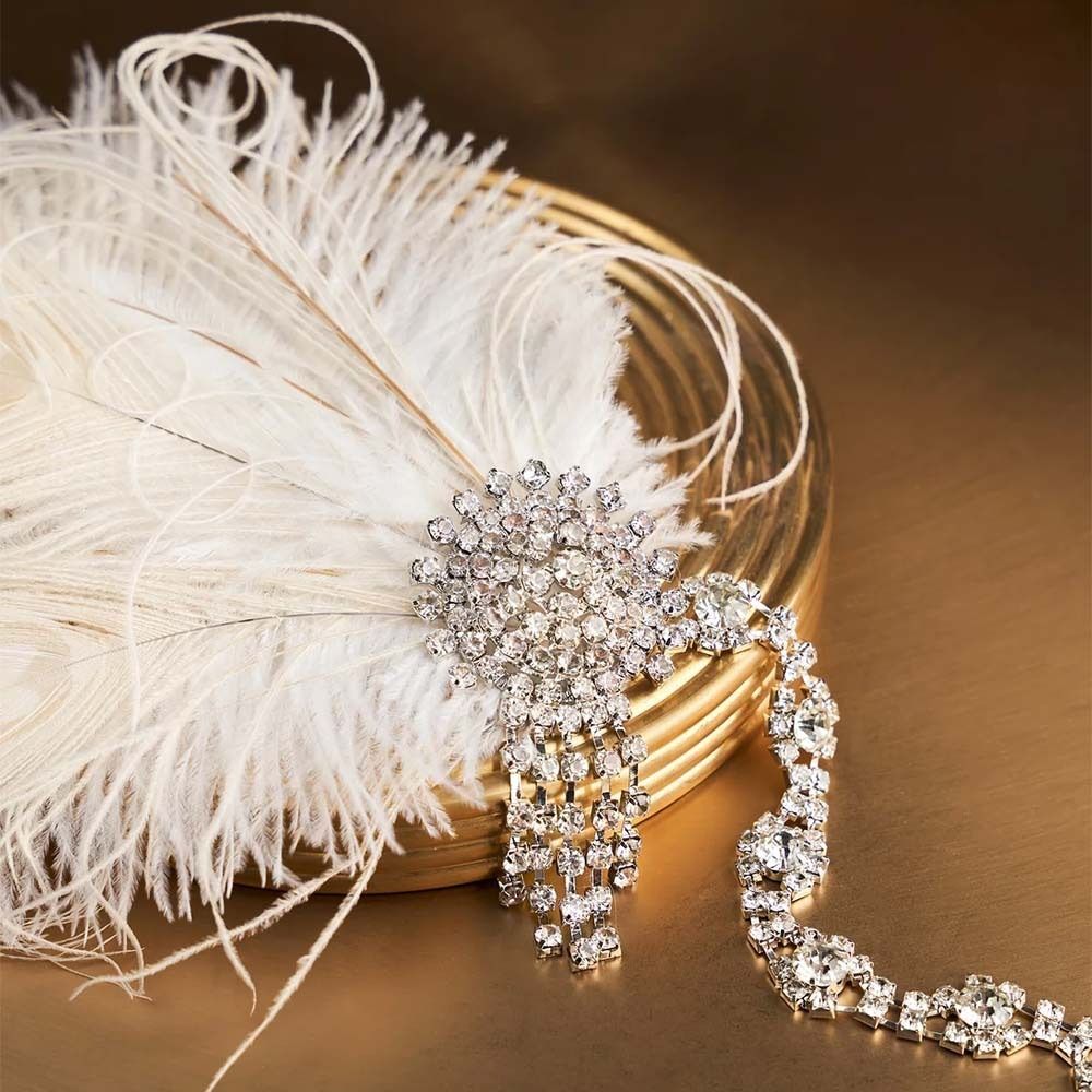 Vintage Feather Headband Sequi - Women'S Accessories In The 1920S recensione e prezzo
