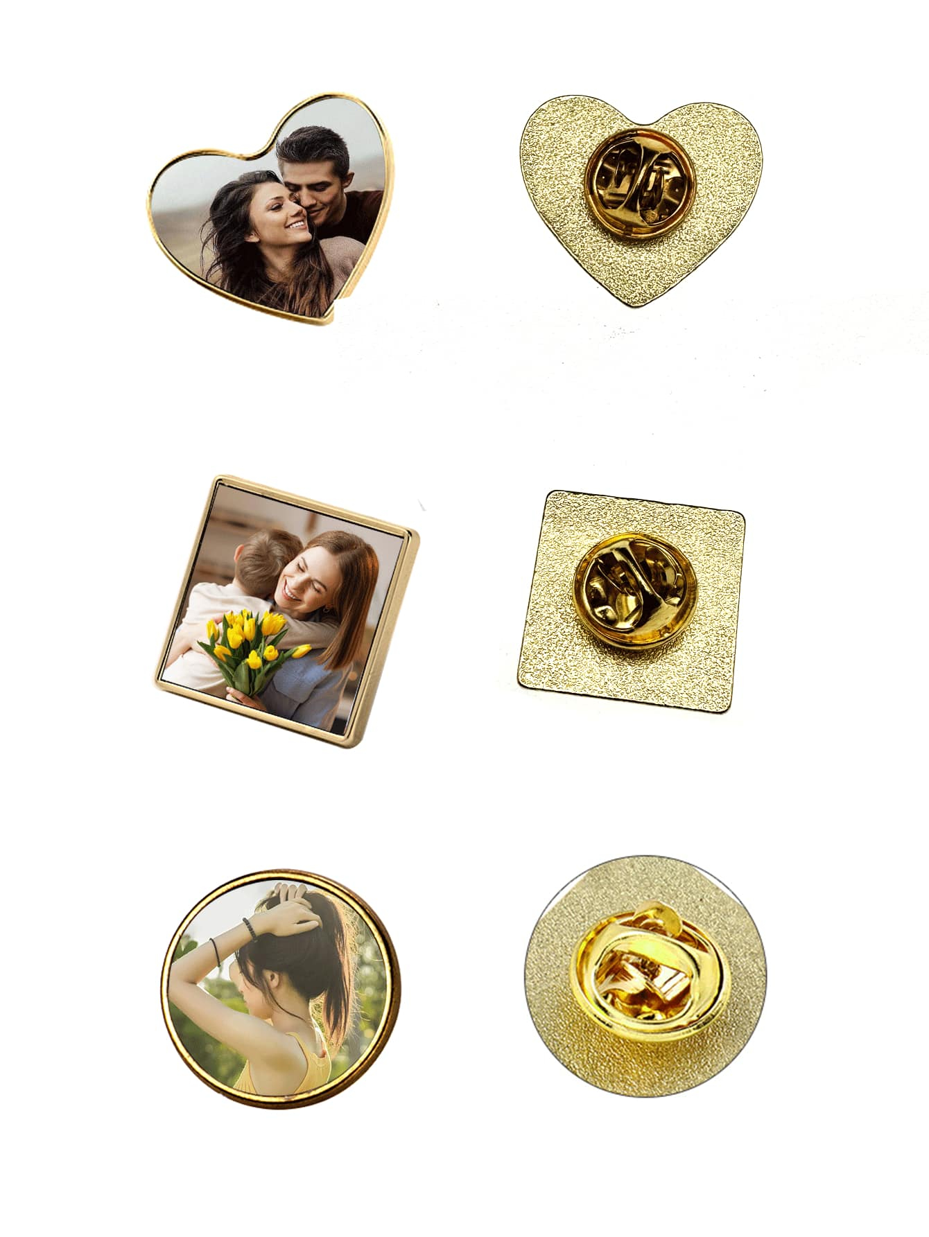 Custom Gold/Silver Metal Brooc - Brooch Pin Gold recensione e prezzo