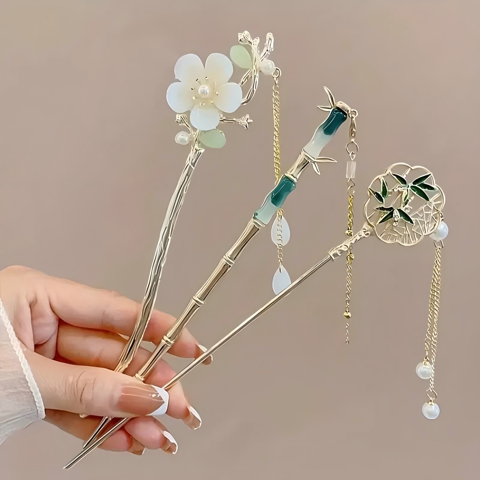 1/6pcs Elegant Chinese Style T - Women'S Accessories Designer recensione e prezzo