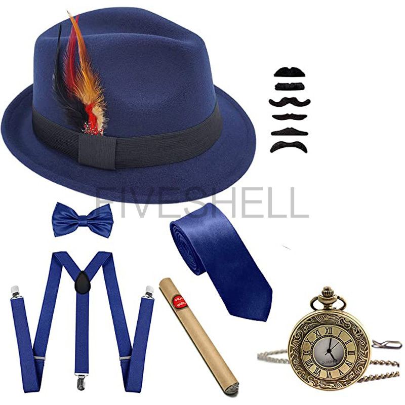 Mens 1920s Gatsby Gangster Cos - Women'S Accessories In The 1920S recensione e prezzo