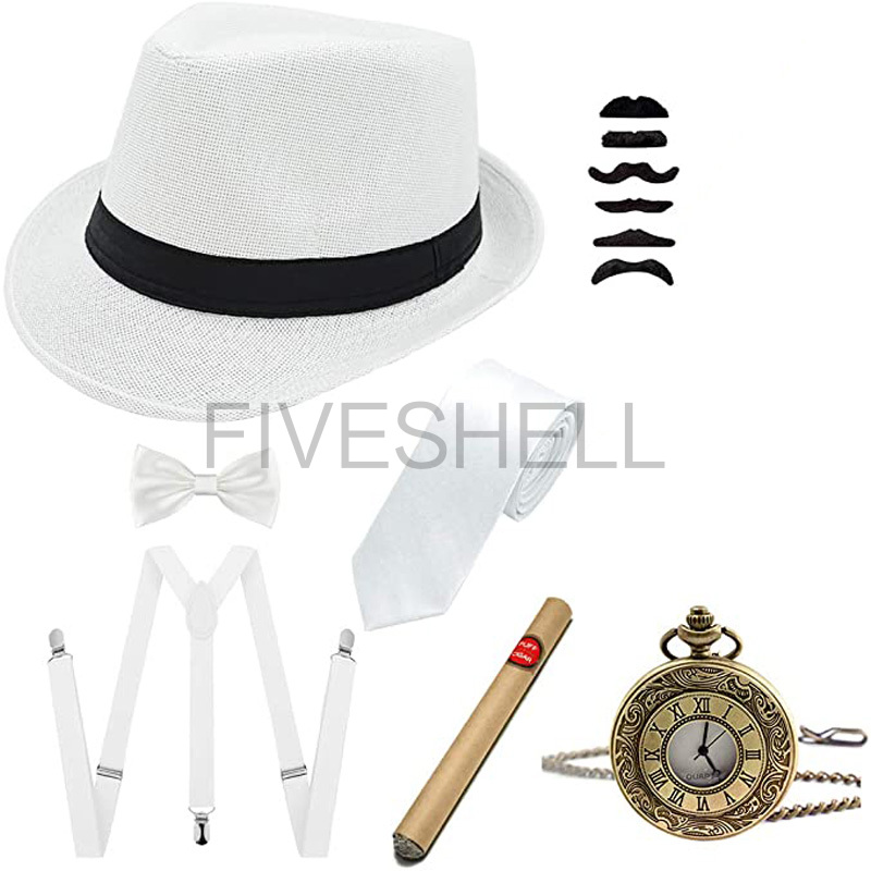 Mens 1920s Gatsby Gangster Cos - Women'S Accessories In The 1920S recensione e prezzo
