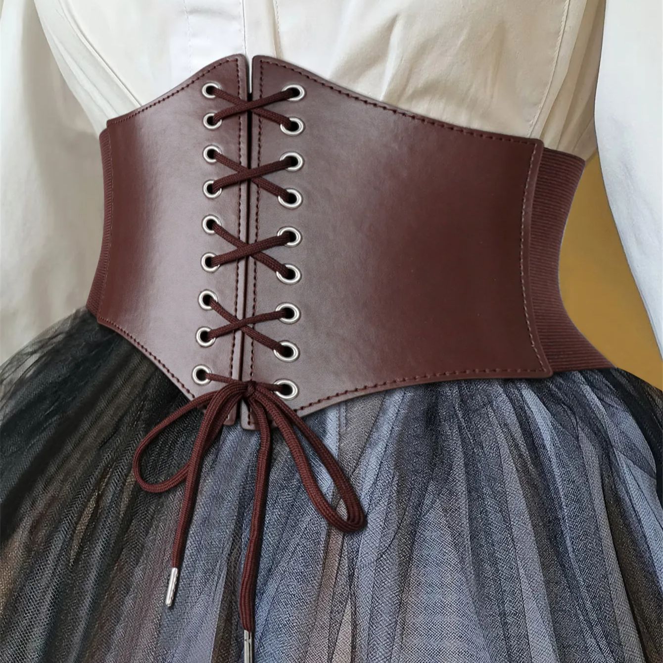 Medieval Waist Belt Brown Elas - Women'S Viking Accessories recensione e prezzo