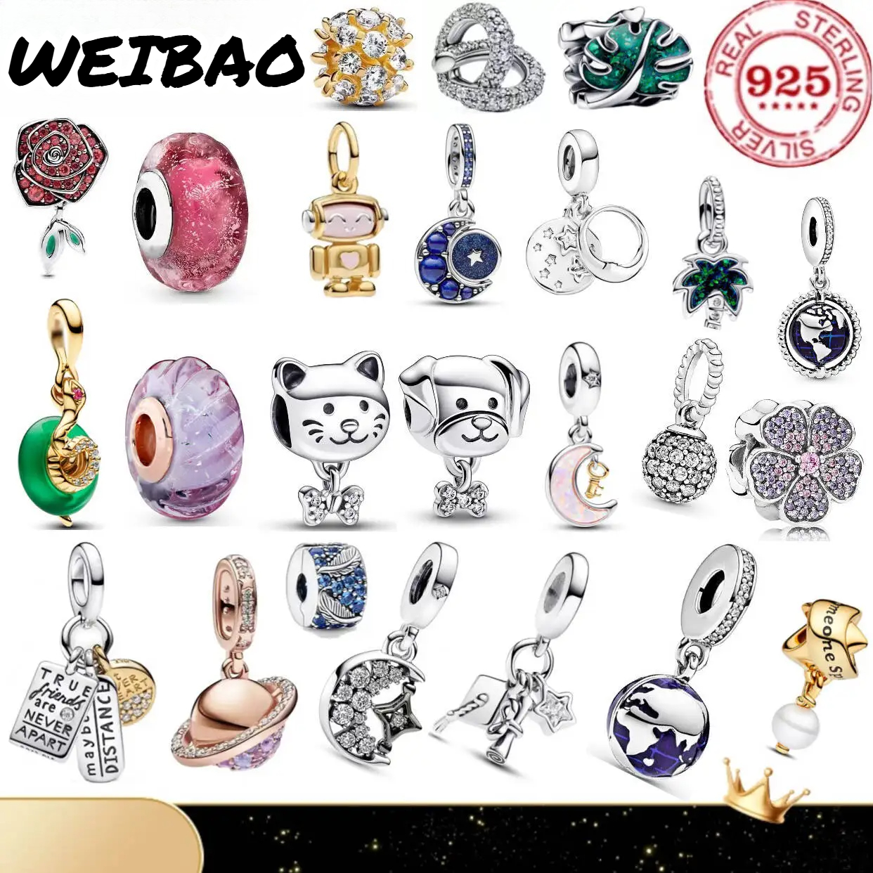 925 Pure Silver Pendant: Exqui - Women'S Accessories Jewelry recensione e prezzo