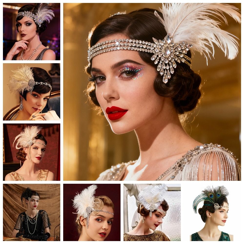 Retro Vintage Feather Headband - Women'S Accessories In The 1920S recensione e prezzo