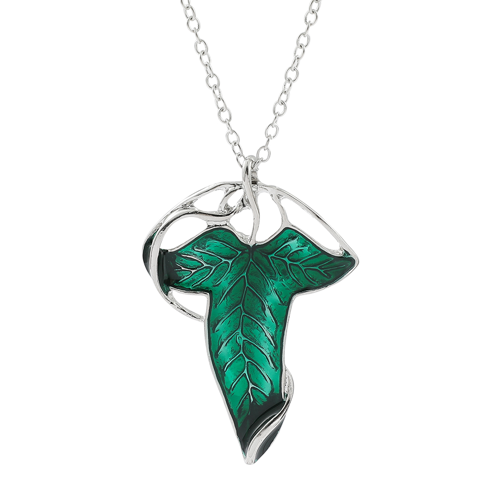 Vintage Green Leaf Pendant Nec - Women'S Accessories Jewelry recensione e prezzo