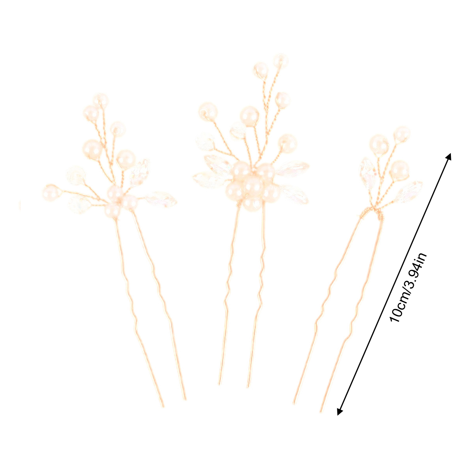 3pcs Bride Hairpin Trendy Hair - Women'S Hair Accessories Wedding recensione e prezzo