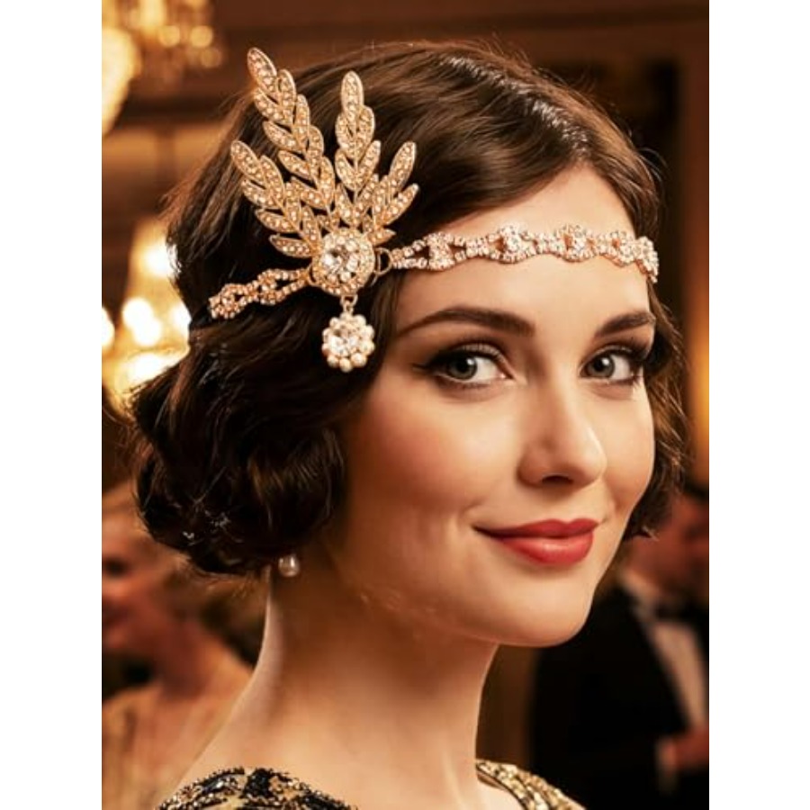 1920s Flapper Headpiece Rhines - Women'S Accessories In The 1920S recensione e prezzo
