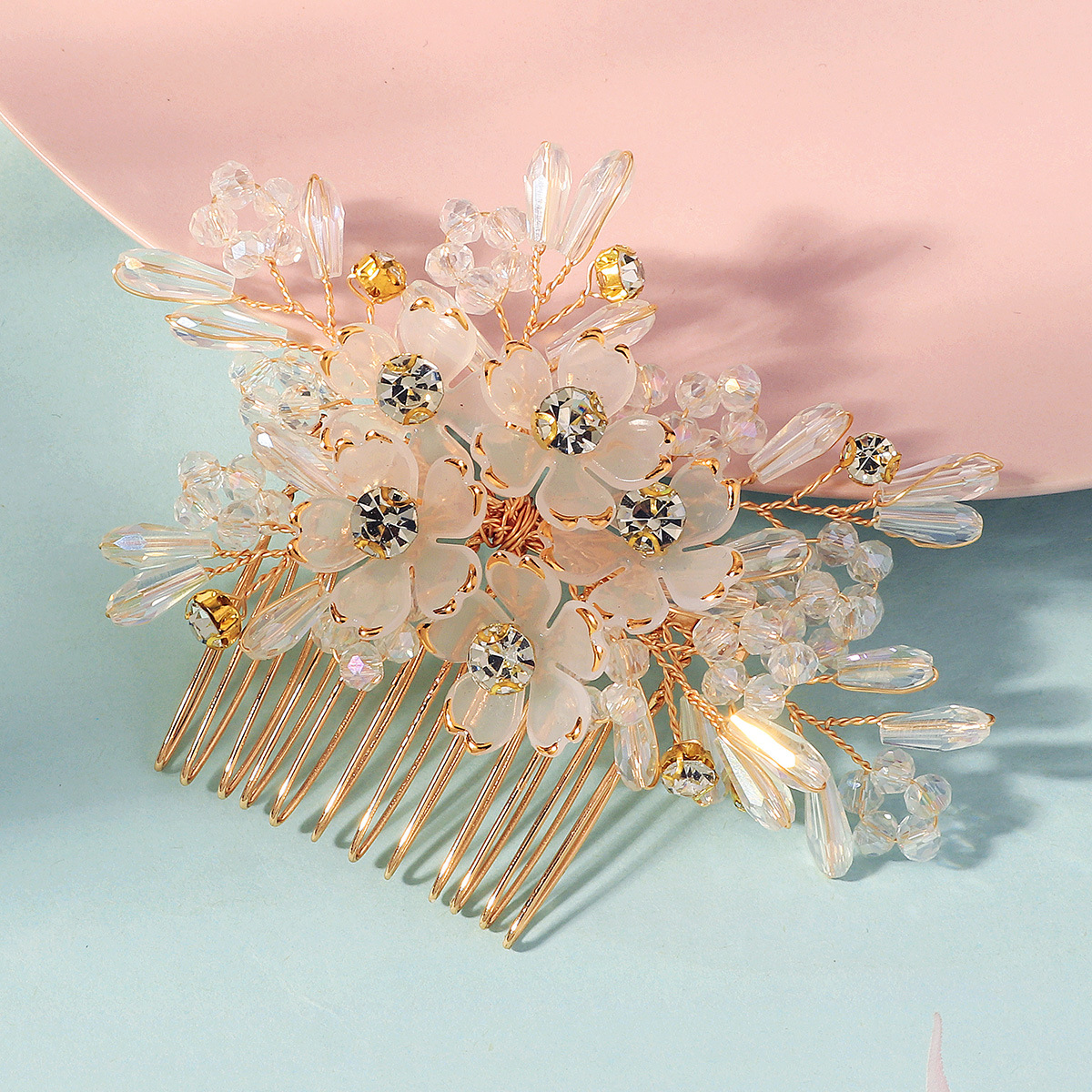 Hair Comb Crystal Flower Beade - Women'S Hair Accessories Wedding recensione e prezzo